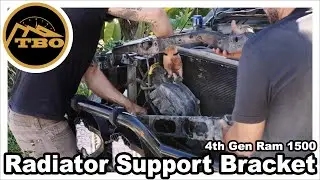 How to Remove Radiator Support Bracket on 4th Gen Ram 1500