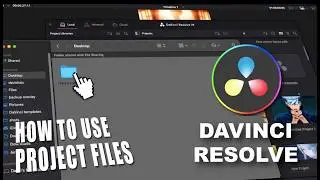 How to use any Project file in DaVinci Resolve (FREE PROJECT FILE)