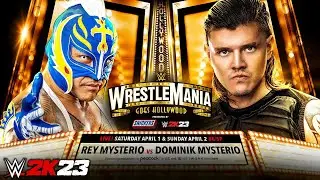 WRESTLEMANIA 39 - Rey Mysterio vs Dominik Mysterio | WWE 2K23