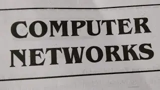 MSC [COMPUTER SCIENCE ] COMPUTER NETWORKS IMPORTANT QUESTIONS