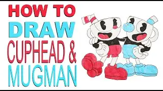 How to draw Cuphead and Mugman