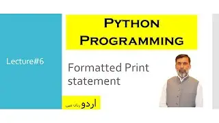 Formatted Print statement in Python
