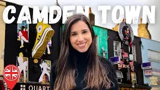 CAMDEN TOWN - CAMDEN MARKET - O melhor lugar de LONDRES para comer e comprar