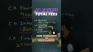 CA Course Fees 