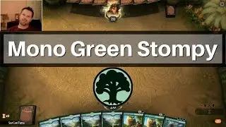 MTG Arena Mono Green Stompy deck guide