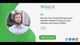 Redefining FinTech with Customized Platforms and Mobile Apps| Birbal AI Review | Client Testimonial