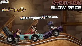 Slow Race on Overtakers - Hill Climb Racing 2