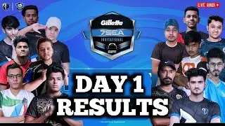 Day 1 Match 6 Results Gillette 7Sea Invitational | BGMI Grand Finals | Day 1