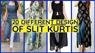 Different types of slit Kurtis/Latest design of slit Kurtis/college girls outfit/elivastyle