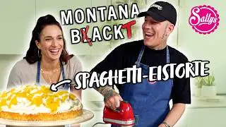 Spaghettieis-Torte mit  @montanablack im tropical guave Style & eine GÖNRGY Motivtorte 🤣