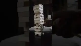 Jenga game. Tumblin'tower