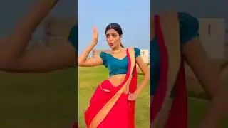 beautiful Indian model   hot saree photoshoot #shorts