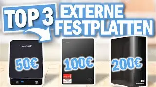 Beste EXTERNE FESTPLATTEN 2026 | Top 3 Externe Festplatten