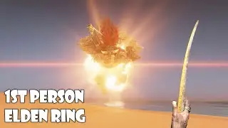 POV: Radahn's Meteor Is DEVASTATING In First Person - Elden Ring