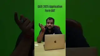 GATE 2025 Application Form OUT✔ #gate2025applicationform #gate2025