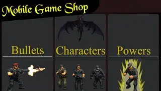 Mobile Game  Shop UI | Time-lapse  | Ajay Game Developer 