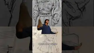 Artists choosing what ti draw in class be like:
