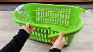The Best Recycling Idea That Can Be Made With A Broken Basket ✅