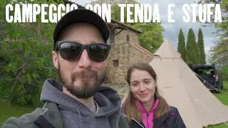 Campeggio con tenda e stufa con mia sorella | Test attrezzatura Pomoly