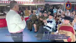 Esquinazo folclórico de Fiestas Patrias Exalcalde de Maipú, Christian Vittori Muñoz.