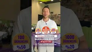 Bursluluk Sınavına Katıl, tonguçDERSHANE'de %100 Burs Şansını Yakala!📢