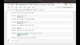 022 - Adding Elements to List in Python