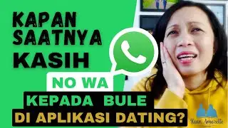 When is the right time to give WA to online acquaintances?