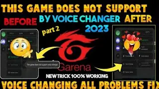This game does not support voice changer|| how to change voice in free fire|| voice changer app 2