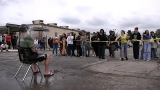 Union Alternative Students Throw Water Balloons at the Principal