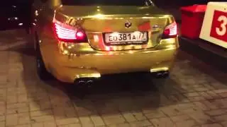 Выхлоп Эрика Давидыча на bmw m5 e60