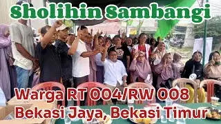 Calon Wakil Wali Kota Bekasi Paslon Nomor 1 Sholihin Belusukan ke Warga RT 004/RW 008 Bekasi Jaya