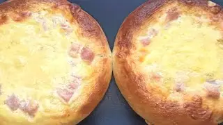 Я их просто обожаю! ШАНЬГИ, ШАНЕЖКИ с ветчиной и сыром вкуснее пиццы!