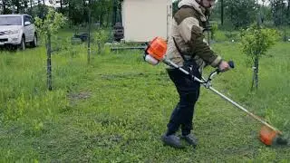 Распаковка и сборка триммера patriot pt443