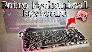 Retro Mechanical keyboard with red switches ? TW1867 review
