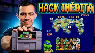 🔥 NOVA ROM LENDÁRIA NO SUPER NINTENDO! 🐢 TMNT + STREET FIGHTER II TURBO v2.9 | SNES