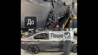 Восстановление BMW M5 Competition после ДТП