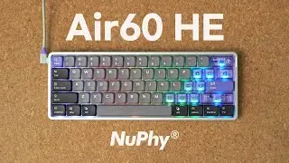 Slim magnetic switch keyboard NuPhy Air60HE Rapid Trigger Valorant gaming keyboard