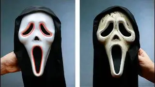 Repainting Cheap Halloween Masks - Part 8