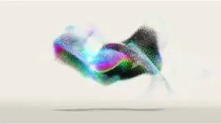 #33 - Colorful particles logo intro