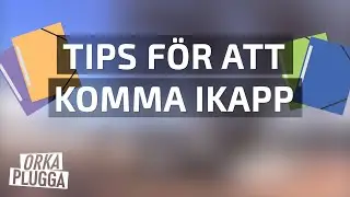 Tips för att komma ikapp om du hamnat efter!