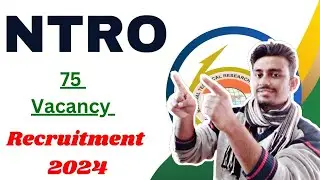 NTRO RECRUITMENT 2024 | CTC 12 LPA | FRESHERS ELIGIBLE | PERMANENT JOB