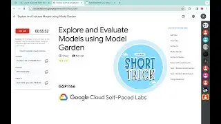 Explore and Evaluate Models using Model Garden || 