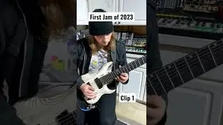 First Jam of 2023 clip 1 | #shorts #guitarist #guitar #guitarsolo #beats #beat