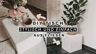 DIY tile coffee table - an easy and affordable interior trend to create yourself - mosaic coffee ...