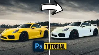 How to change the color of car in photoshop #creative #easy #photoshop #car #change #tutorial
