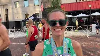 First-time participant Hidi Gaff is first woman to cross finish line in Crim Festival of Races