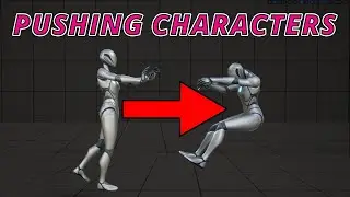 How to PUSH CHARACTERS in Unreal Engine 5 C++
