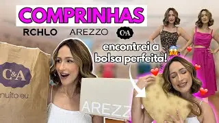 COMPRINHAS C&A, RIACHU E AREZZO - CHOCADA COM OS LOOKS PERFEITOSSSS