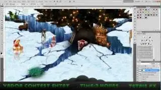 Vador contest entry // christmas time // speed art by TeTrisFX