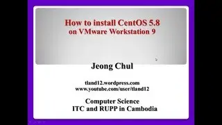How to install CentOS 5.8 on VMware 9
